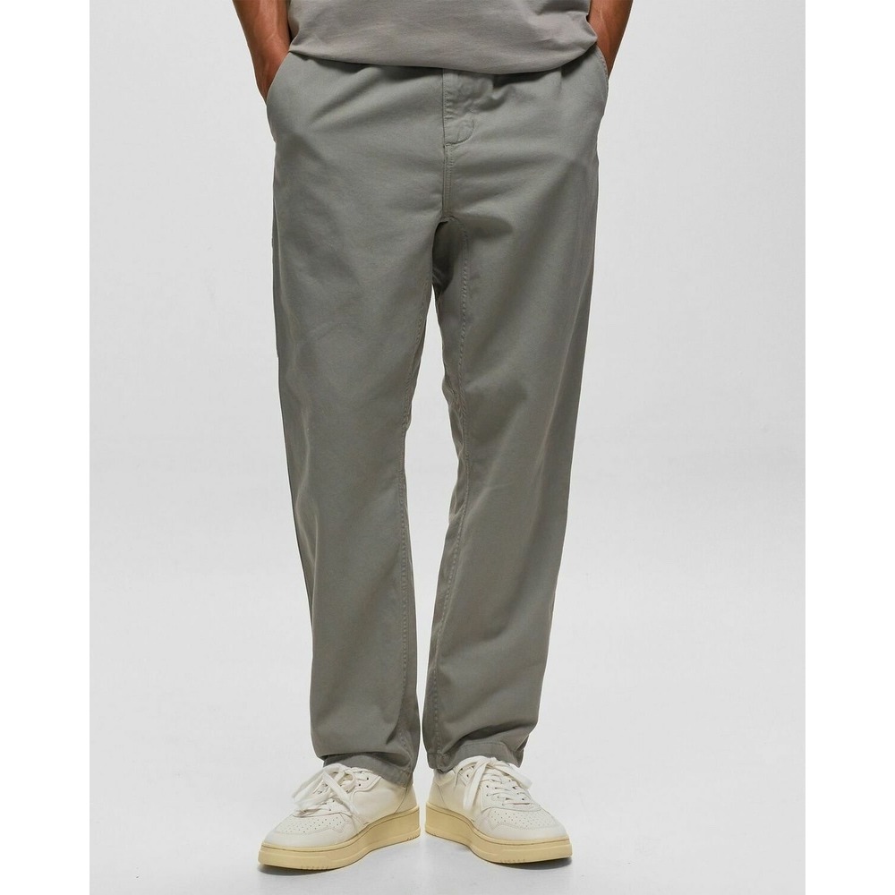 Carhartt WIP Flint Pant Men's Grey Elastic Waist Carpenter Workwear Trousers L - Picture 2 of 8